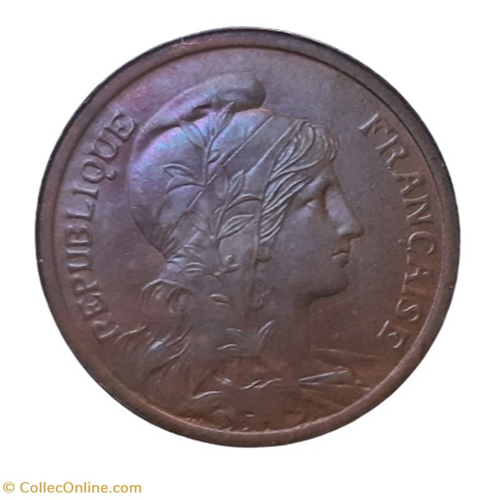 1903 - 2 centimes monnaies monde france 1903 2 centimes