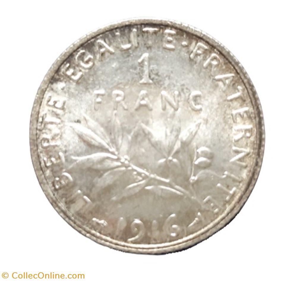 monnaies monde france 1915 1 franc