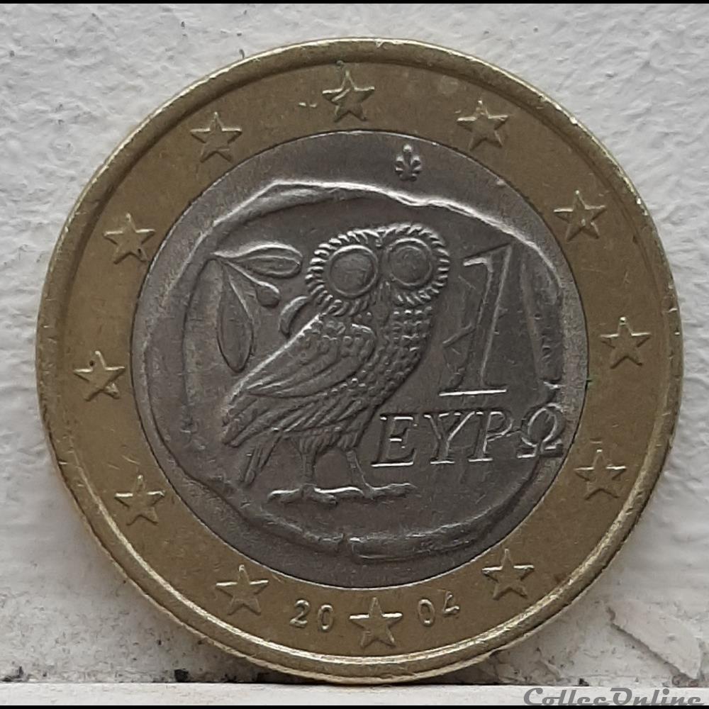 Grece - 2004 - 1 euro monnaie a grece 2004 1 euro