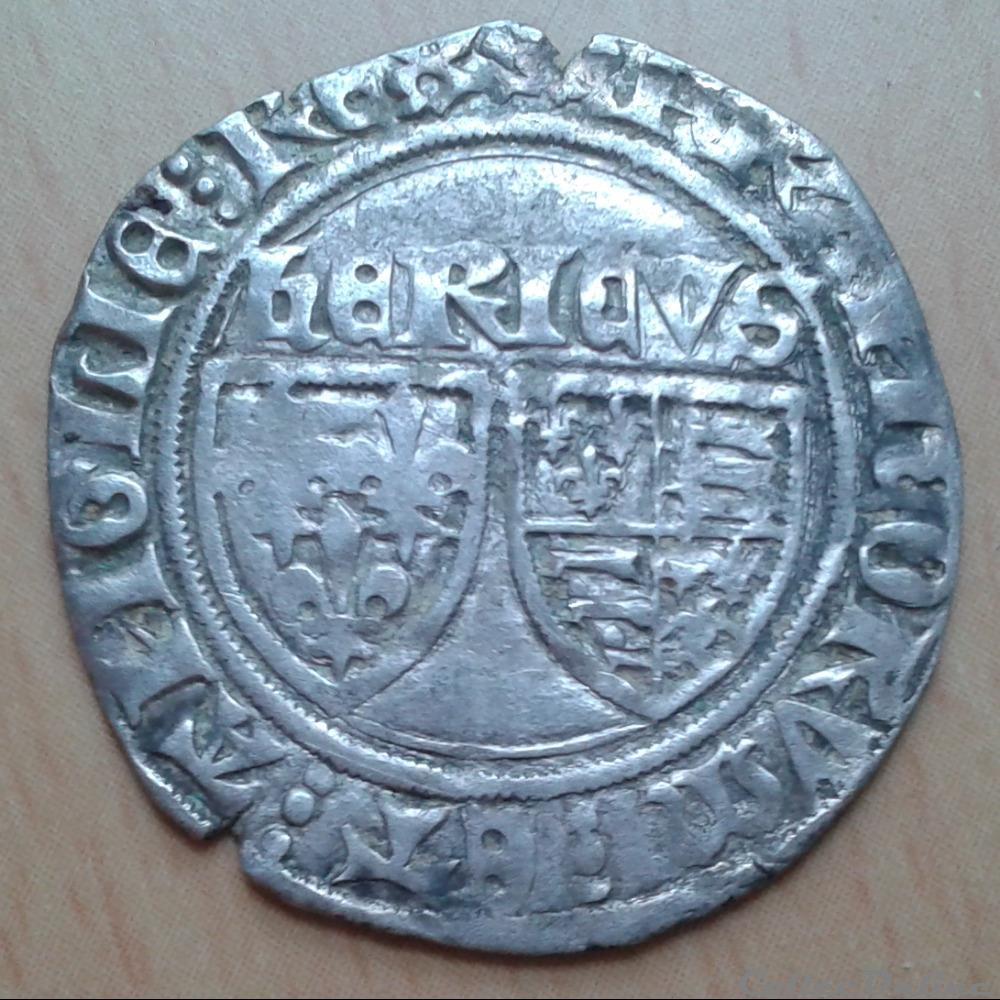 monnaies europe medievale france 1422 henri vi blanc aux ecus