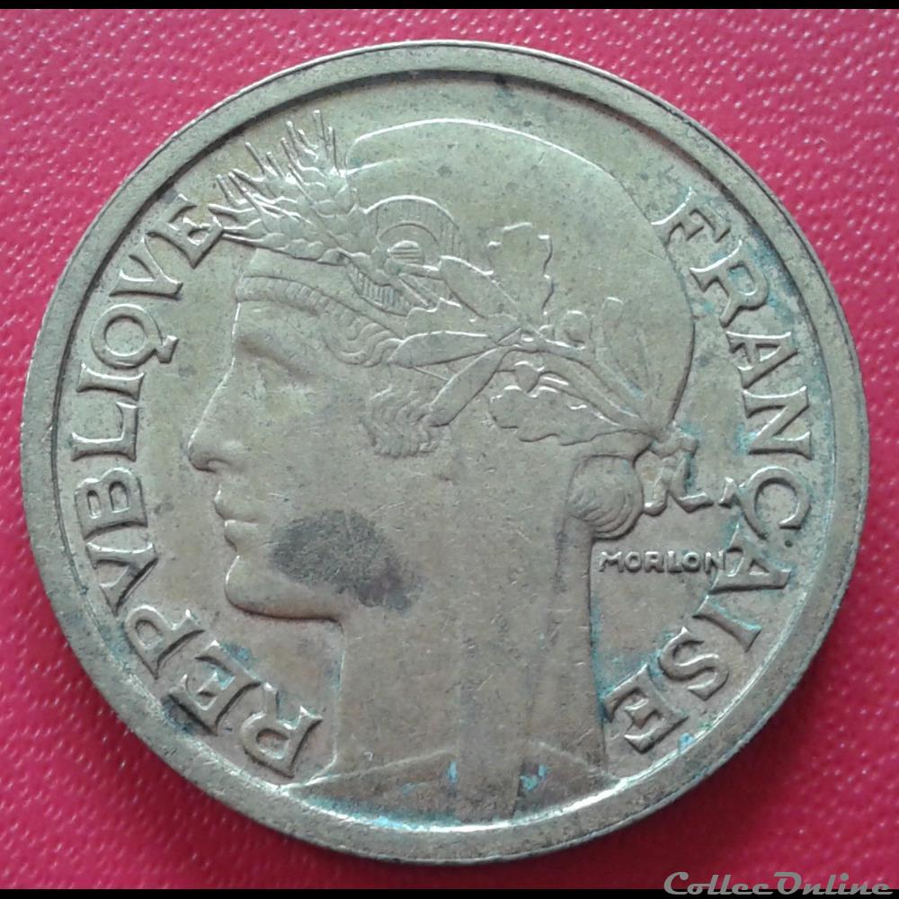 1940 - 2 francs monnaies monde france 1940 2 francs