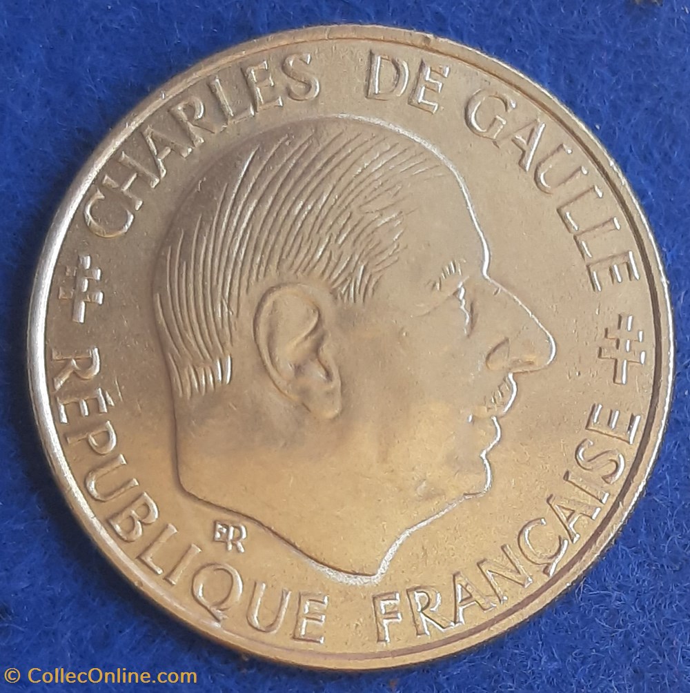 1988 - 1 franc commémorative monnaies monde france 1988 1 franc commemorative