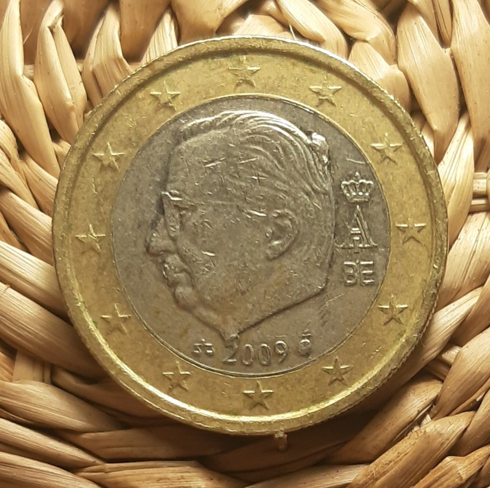monnaies euros a belgique 1 euro 2009 coin ebreche