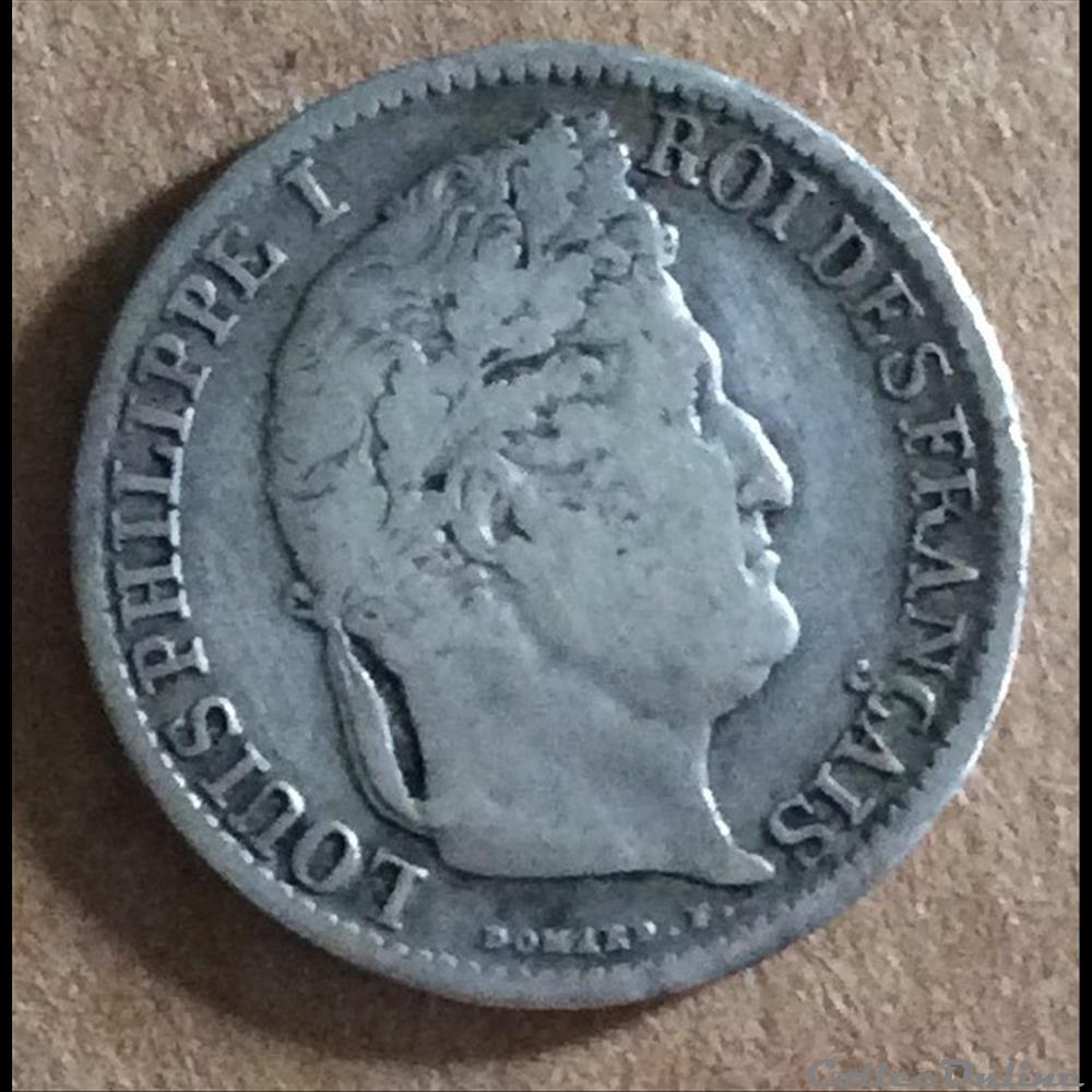 1834 W - 1/2 franc monnaies monde france 1834 w 1 2 franc