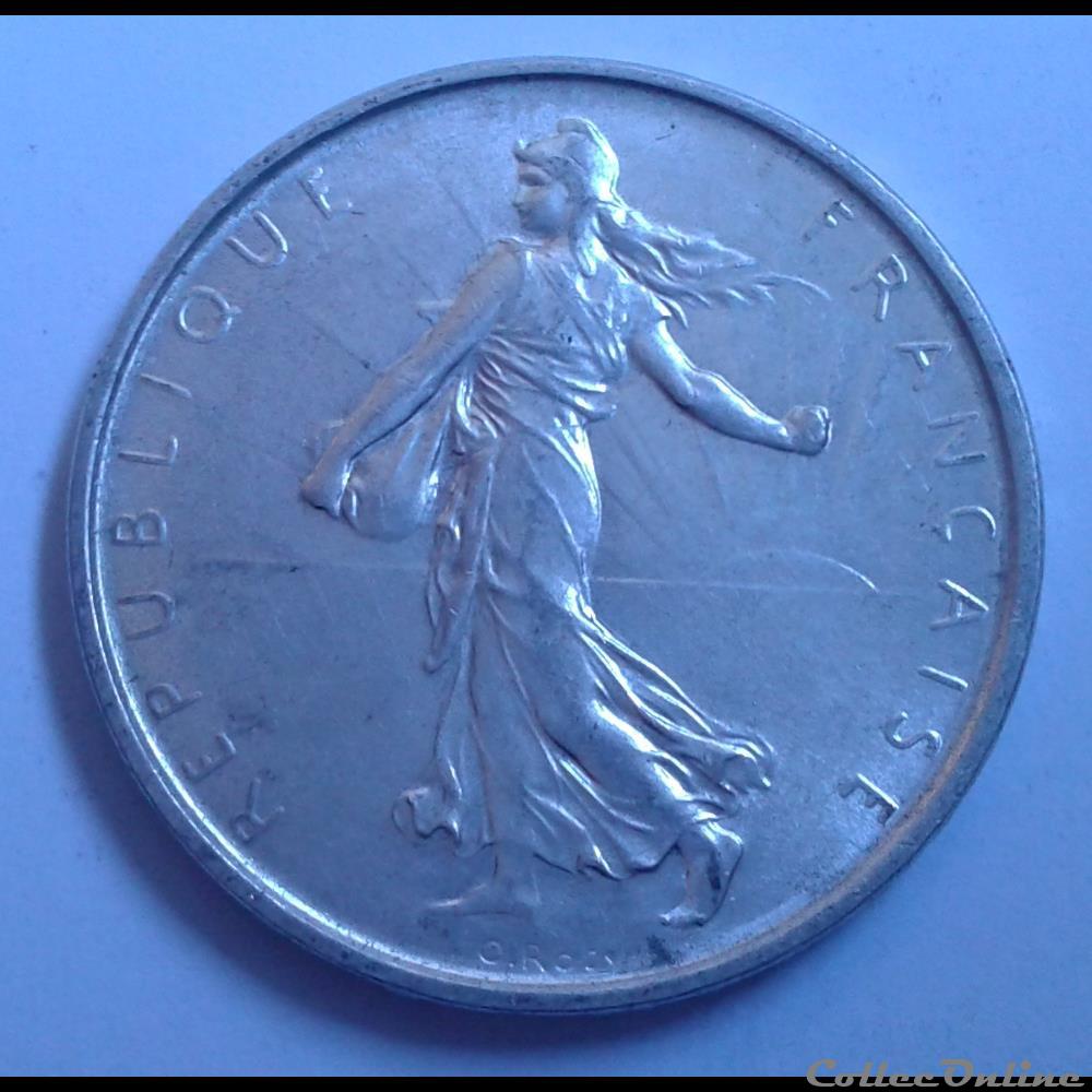 1962 - 5 Francs monnaies monde france 1962 5 francs