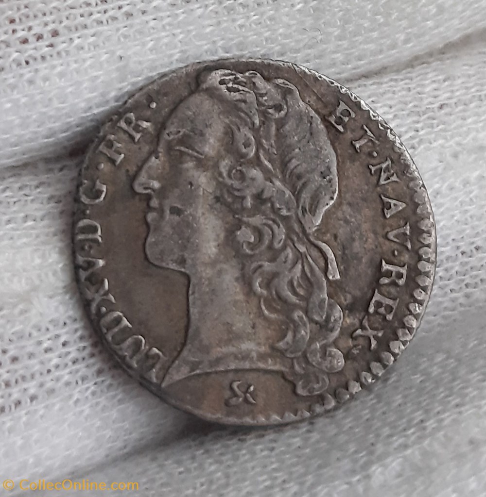 1742 - 1/10ème d'écu au bandeau monnaies europe medievale france royales 1742 1 10eme ecu au bandeau