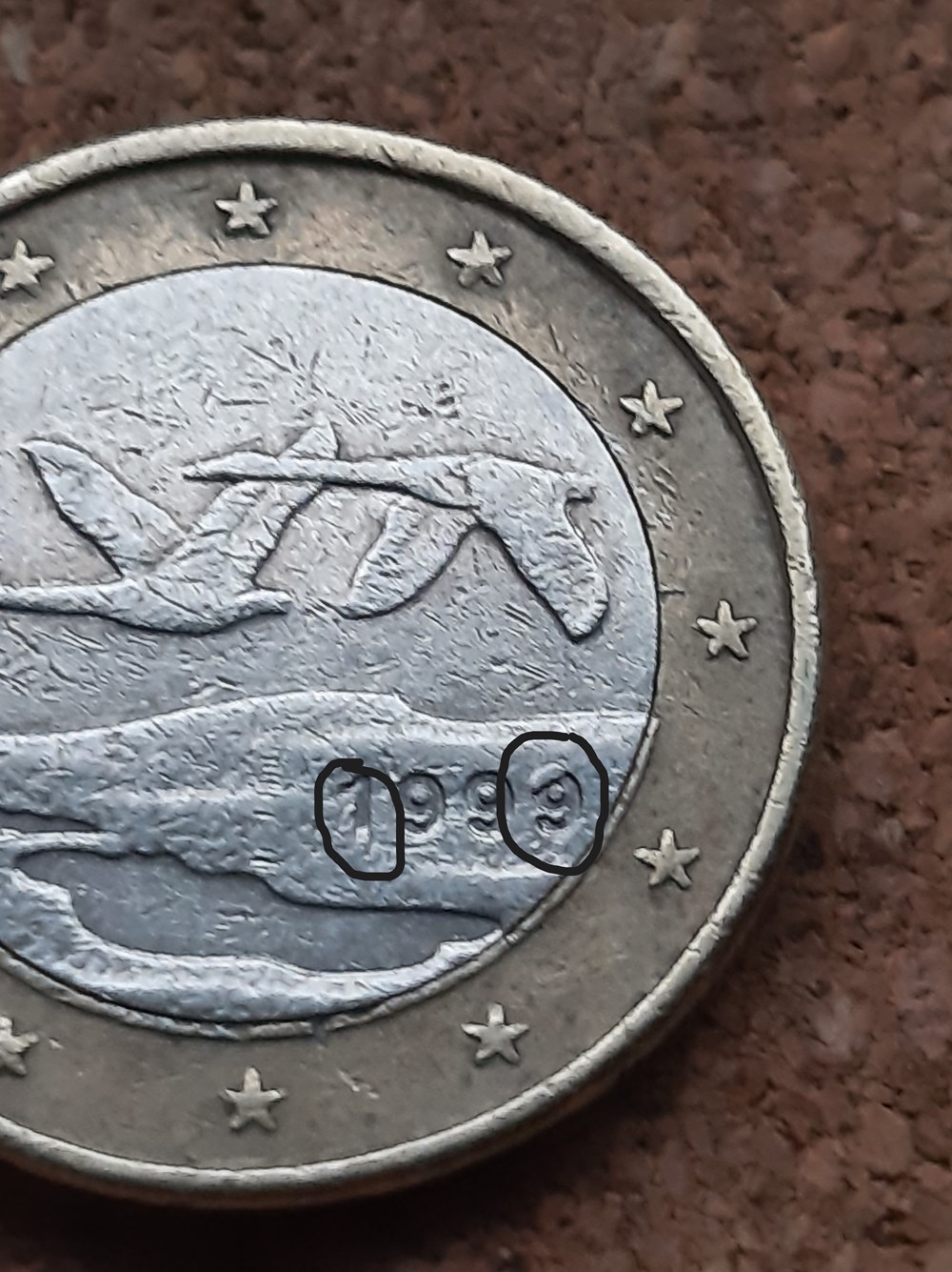 Finlande - 1 euro 1999 - surplus métal monnaies euros finlande 1 euro 1999 surplus metal