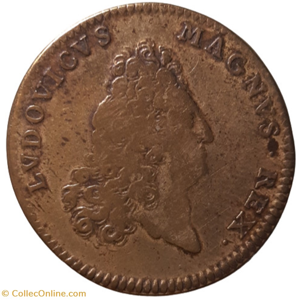 Jeton Louis XIV monnaies paranumismatique jetons poids jeton louis xiv