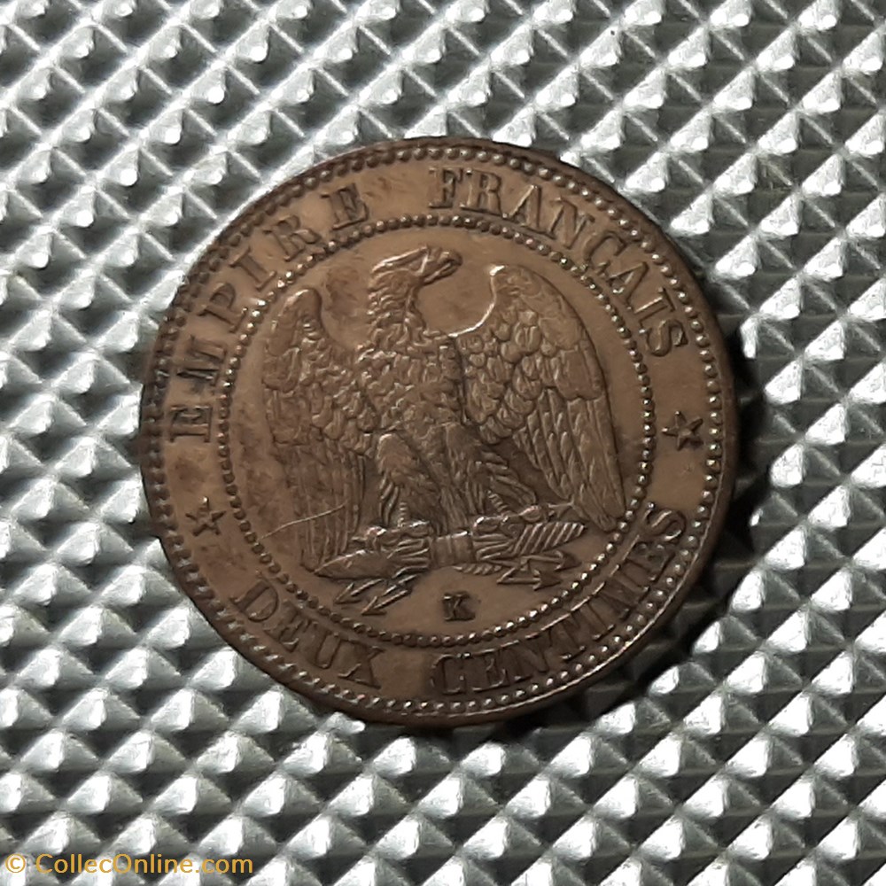 1854 K - 2 centimes (2) monnaie france a moderne 1854 k 2 centimes 2