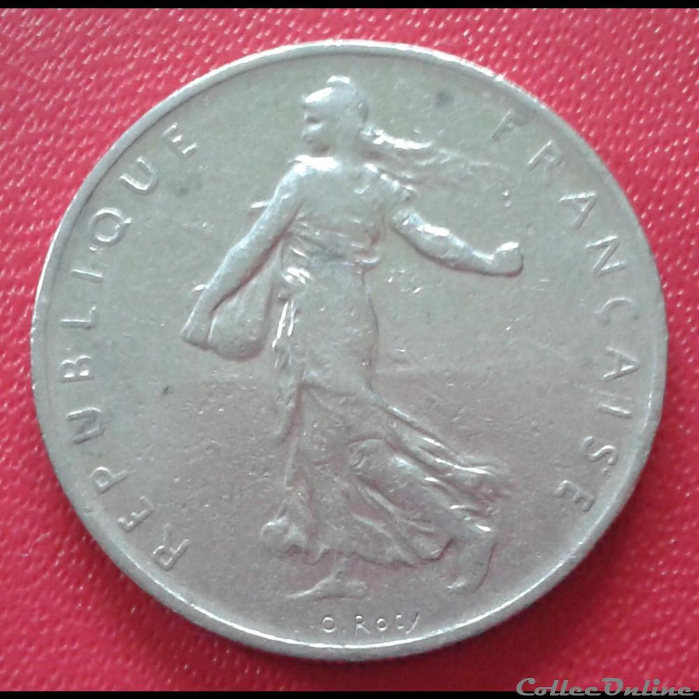 1960 - 1 franc - grand 0 monnaies france modernes 1960 1 franc grand 0