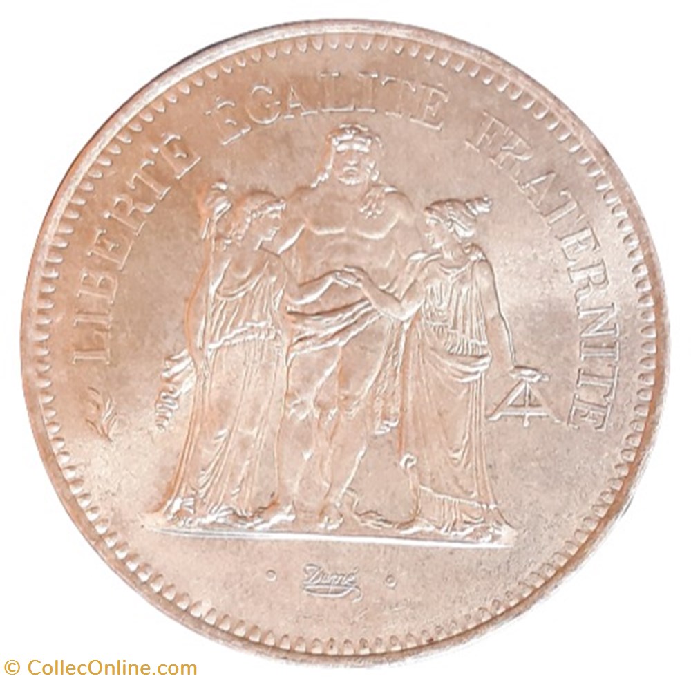1978 - 50 francs monnaies monde france 1978 50 francs
