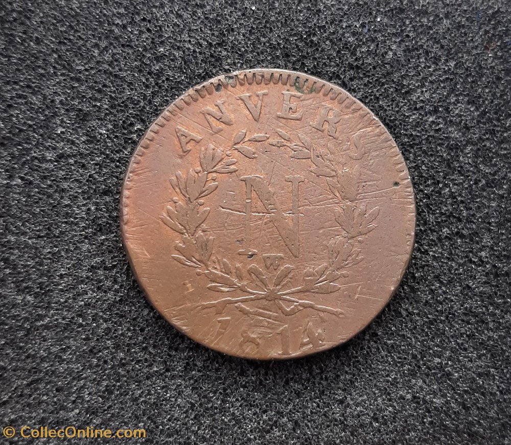 1814 W - 10 cent monnaies france a modernes 1814 w 10 cent