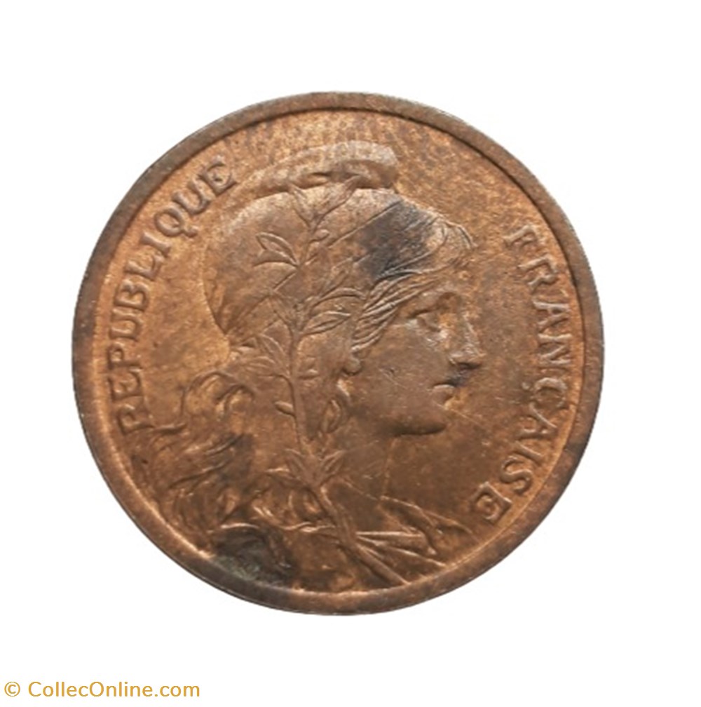 1903 - 2 centimes monnaies monde france 1903 2 centimes