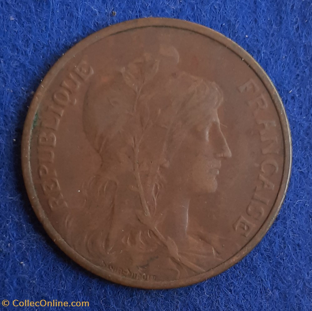1915 - 5 centimes monnaies monde france 1915 5 centimes