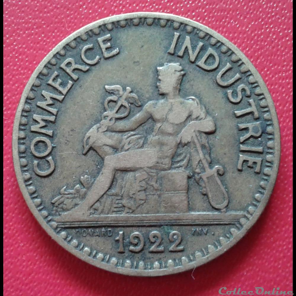 2F 1922 - DOMARD INV. - 2ème 2 bouché monnaie france moderne 2f 1922 domard inv 2eme 2 bouche