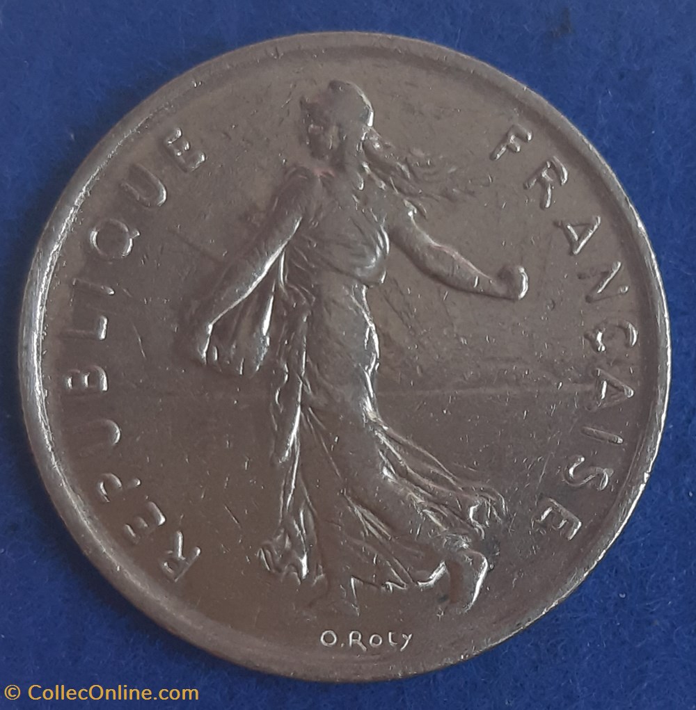 1994 - 5 francs monnaies monde france 1994 5 francs