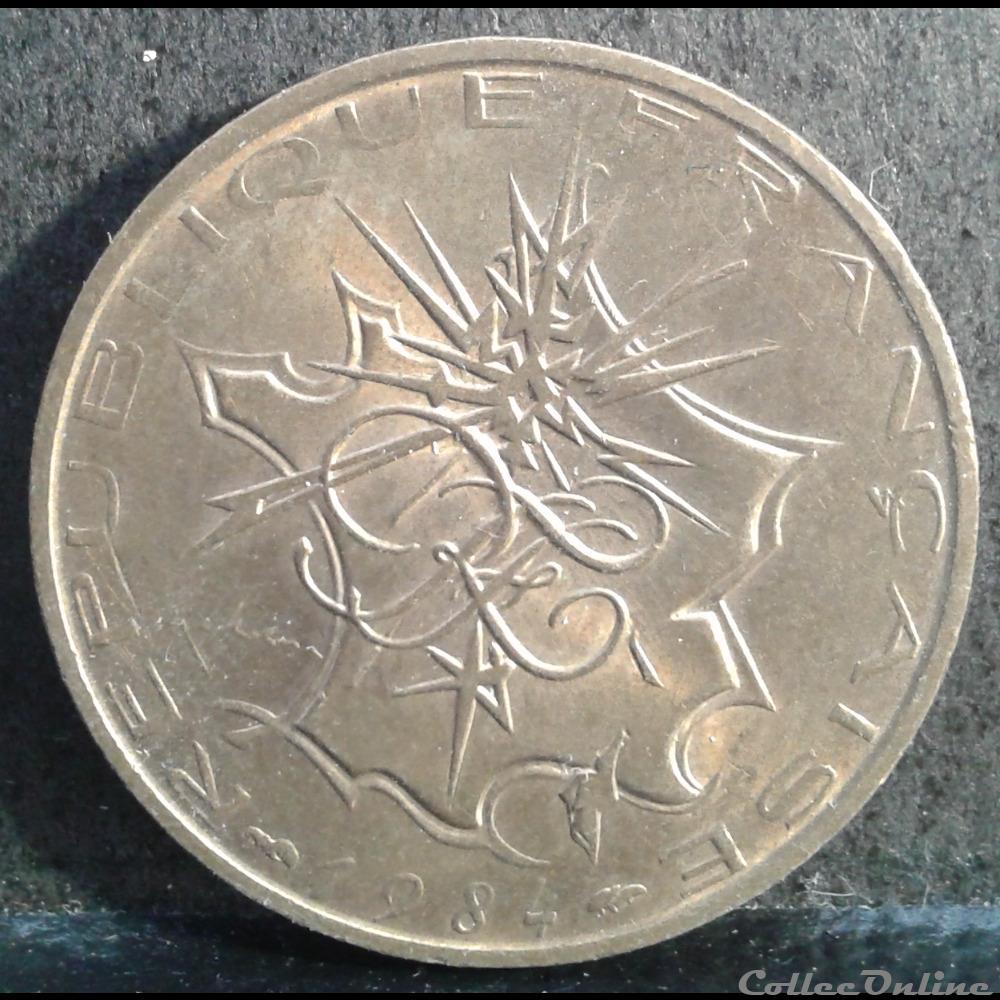 1984 - tranche B monnaie france moderne 1984 tranche b