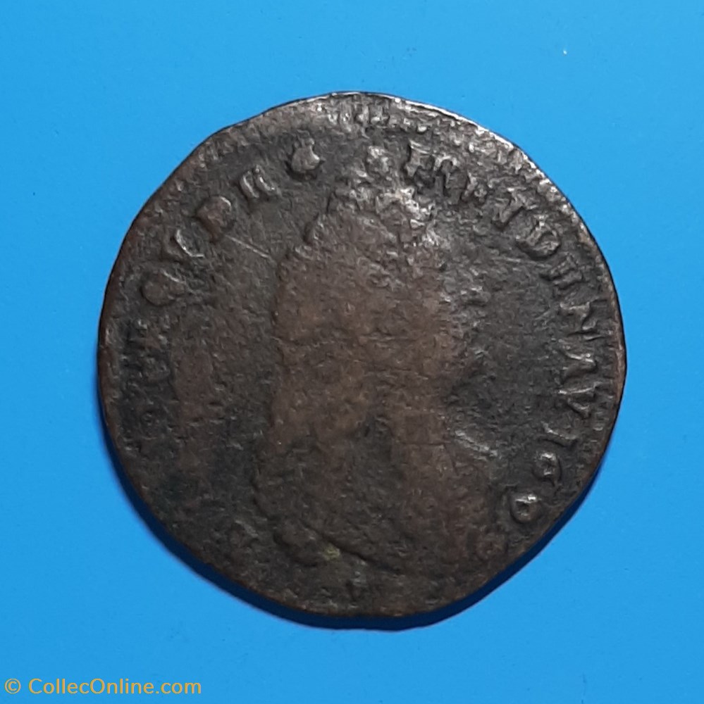 1699 & - Liard de France monnaie 1699 liard de france