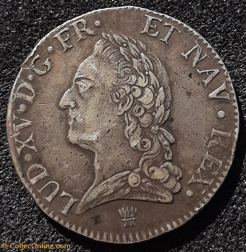 monnaies europe medievale france royales 1772 i ecu a la vieille tete louis xv
