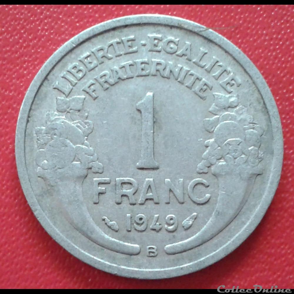 1949 B - 1 franc monnaies france modernes 1949 b 1 franc