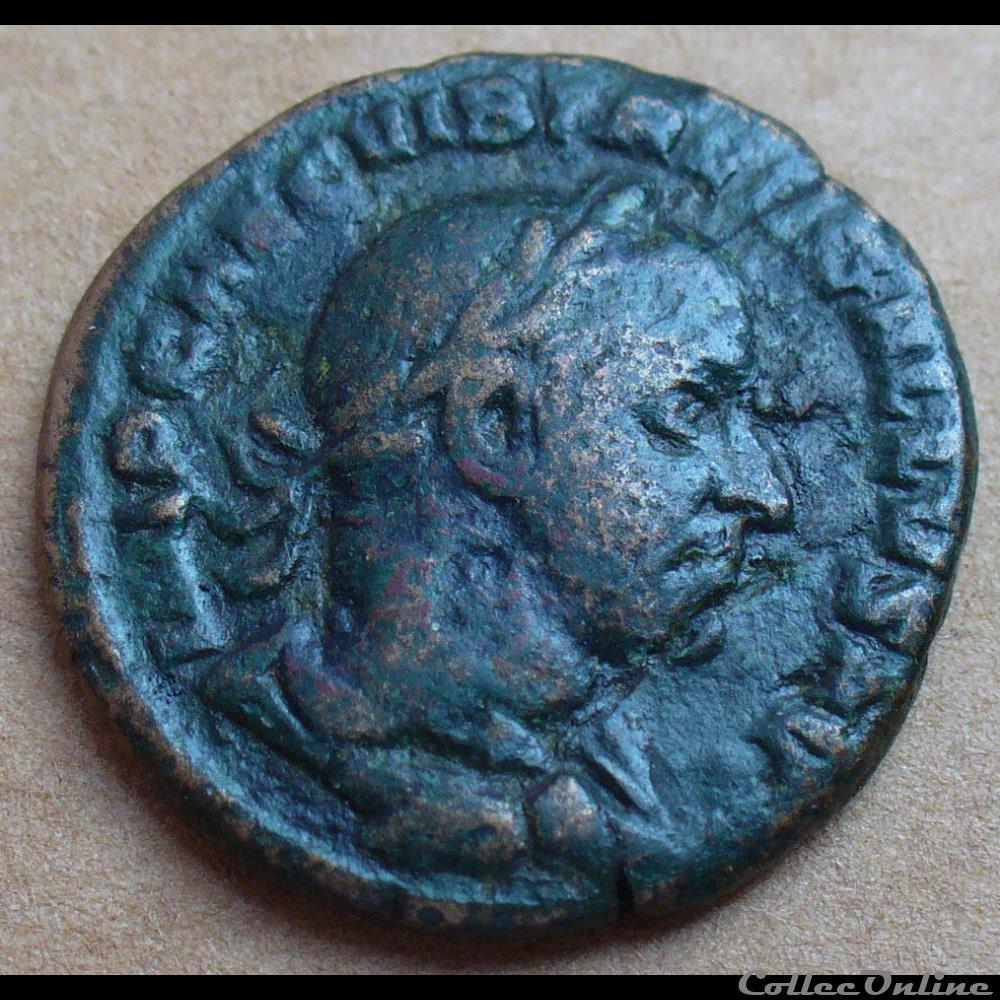 235/284 - ANARCHIE MILITAIRE- TREBONIEN GALLE - as monnaies antiques av jc ap romaines republicaines imperiales 235 284 anarchie militaire trebonien galle as