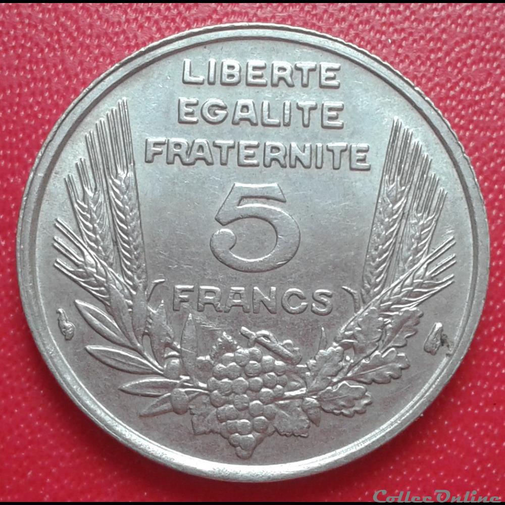 monnaies monde france 1933 5 francs