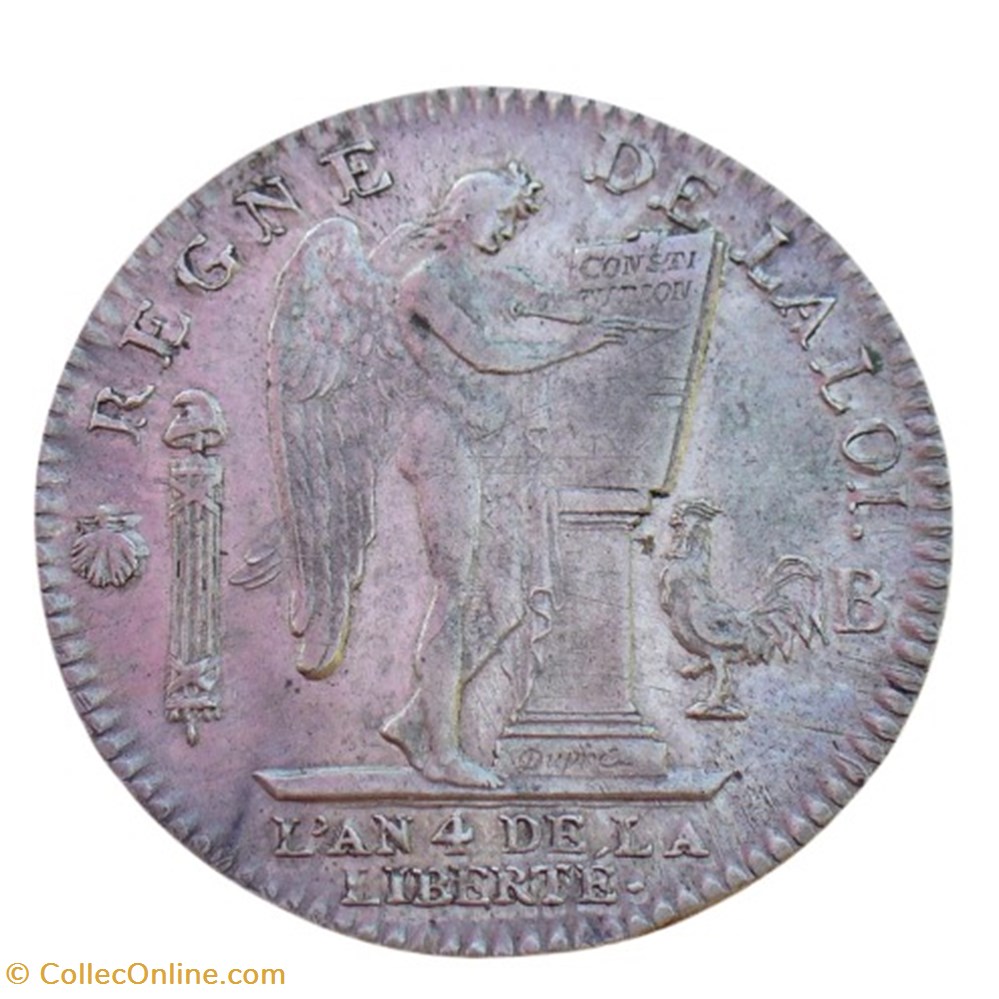 monnaies europe medievale france royales 1792 ecu dit au genie