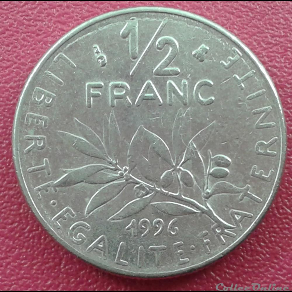 1996 - 50 centimes monnaies monde france 1996 50 centimes