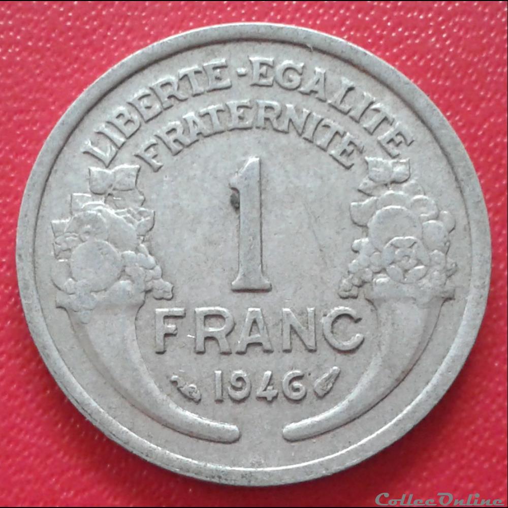 1946 - 1 franc monnaies france modernes 1946 1 franc