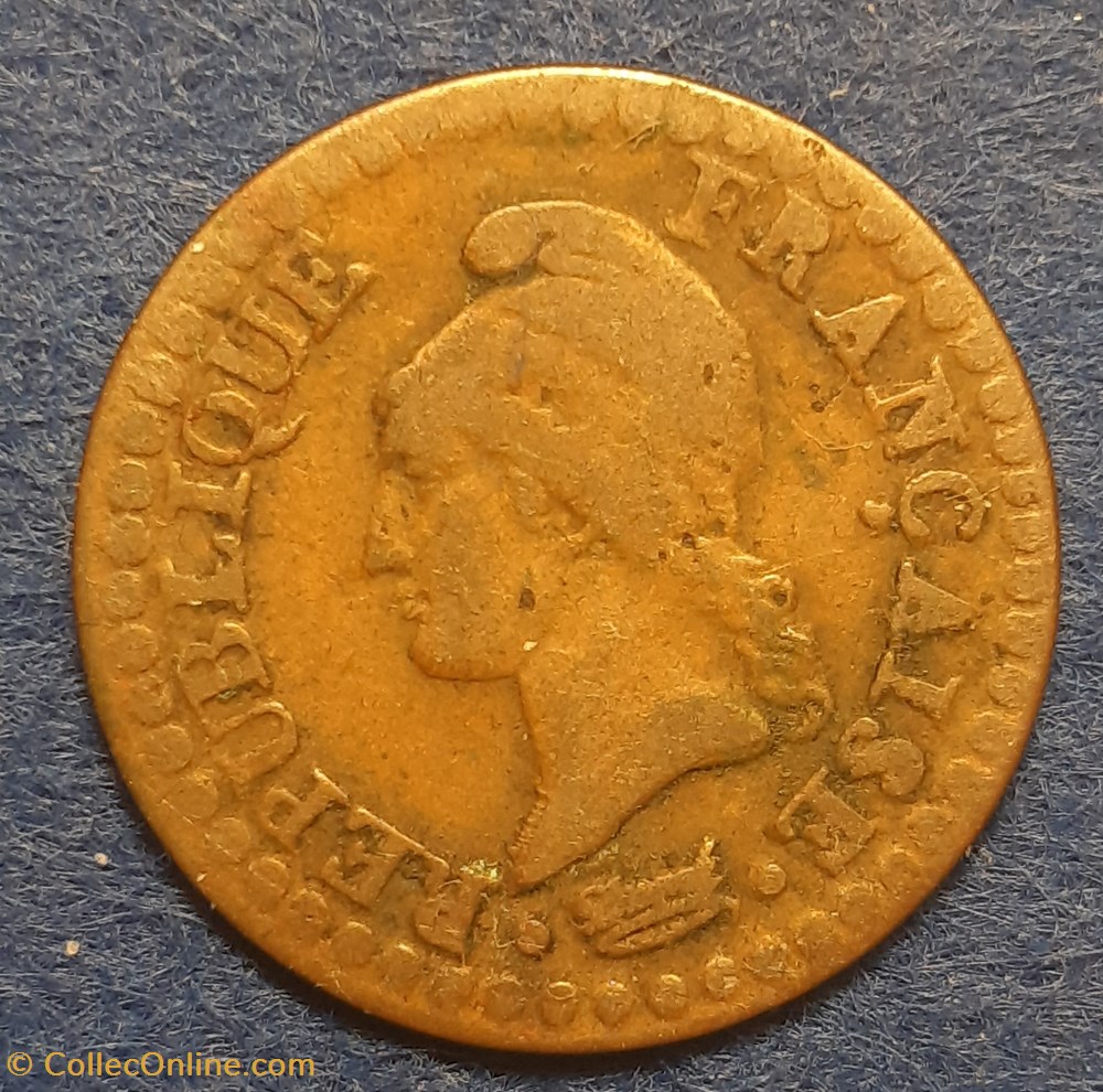 monnaies monde france 1797 98 1 centime