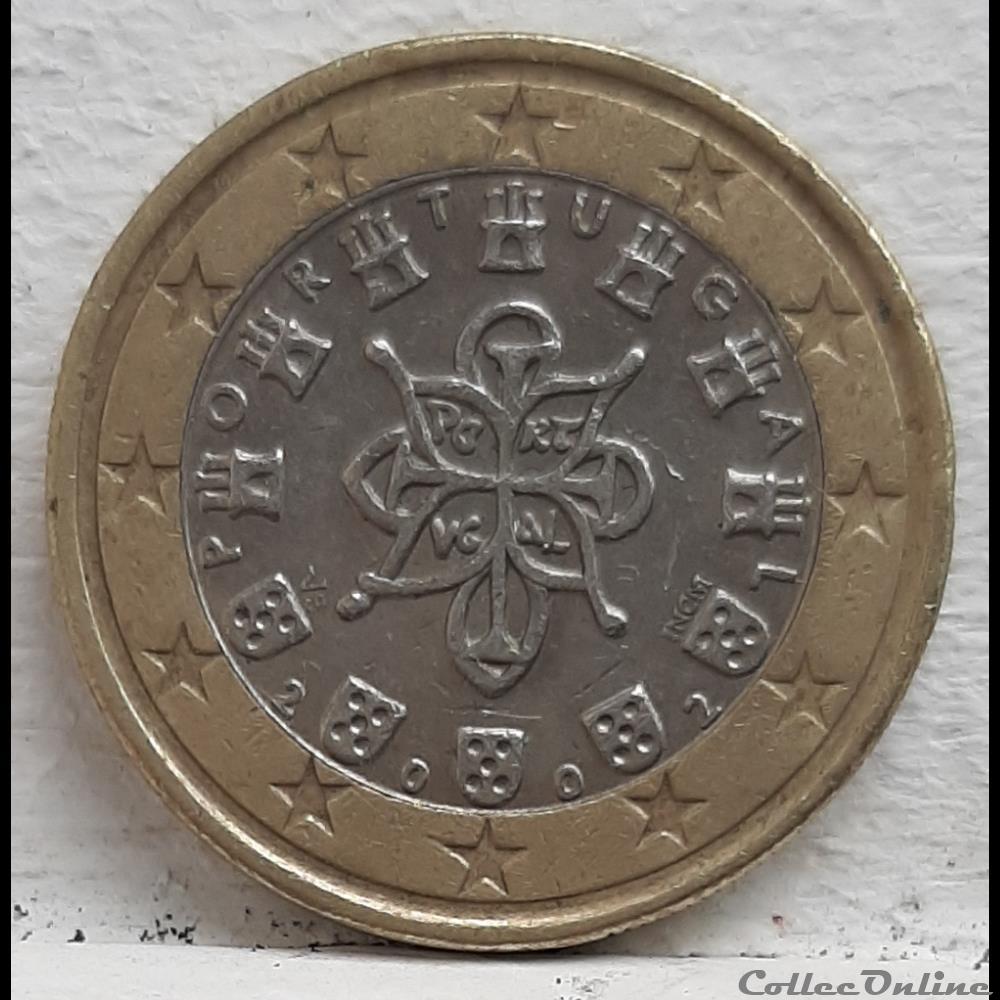 Portugal - 2002 - 1 euro monnaie portugal 2002 1 euro