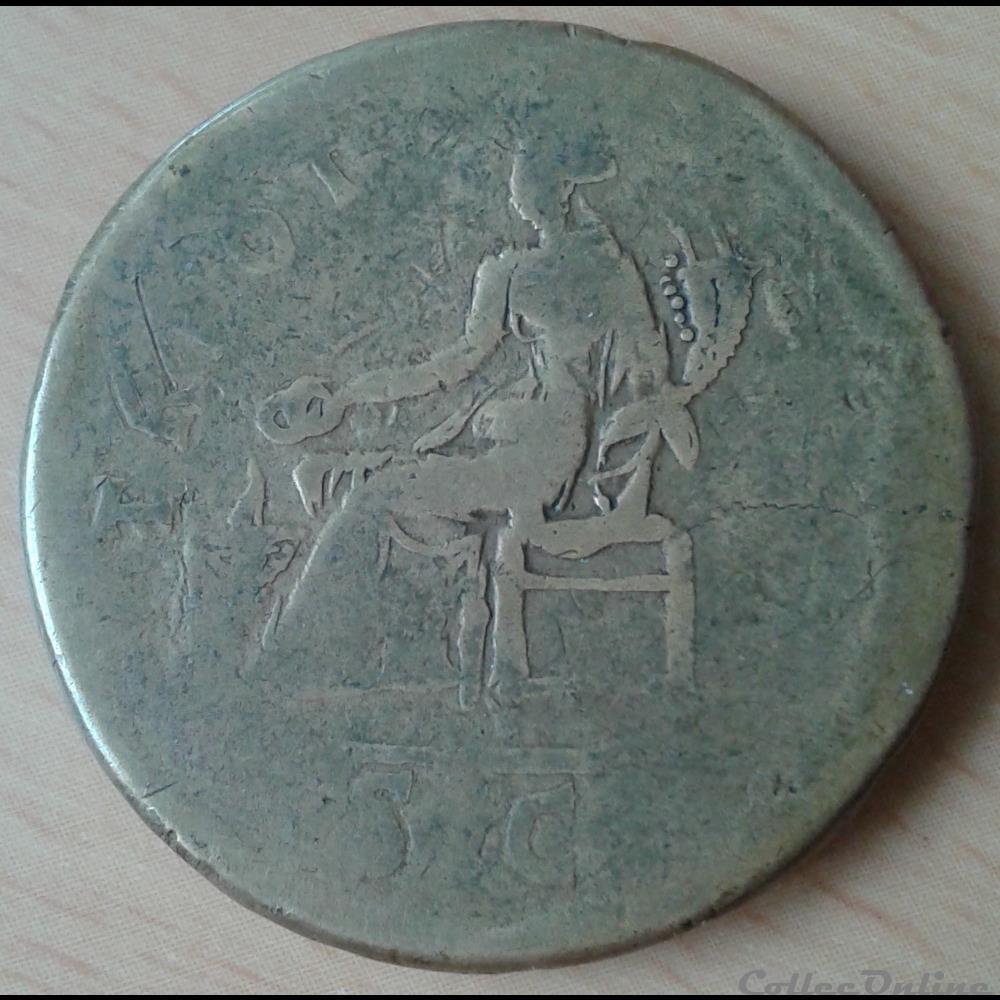Trajan - Sesterce monnaie antique av jc ap romaine republicaine imperiale trajan sesterce