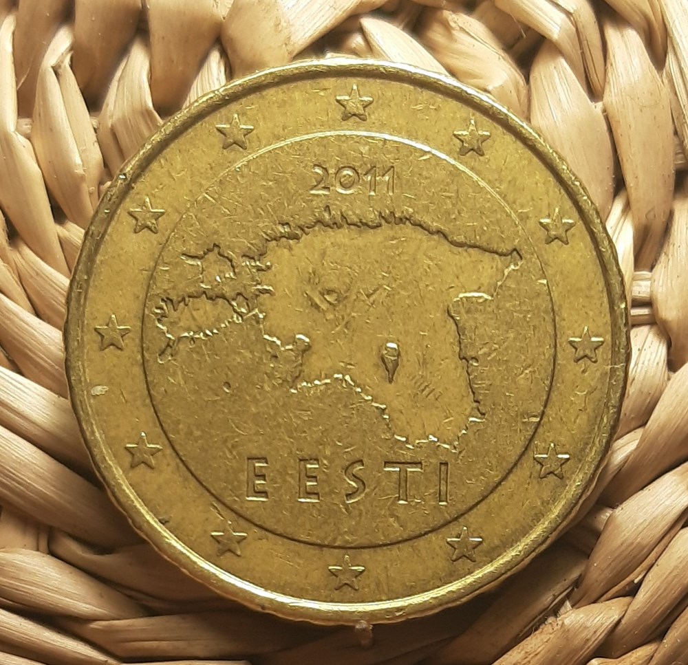 Estonie – 50 cents 2011 monnaies euros a estonie 50 cents 2011