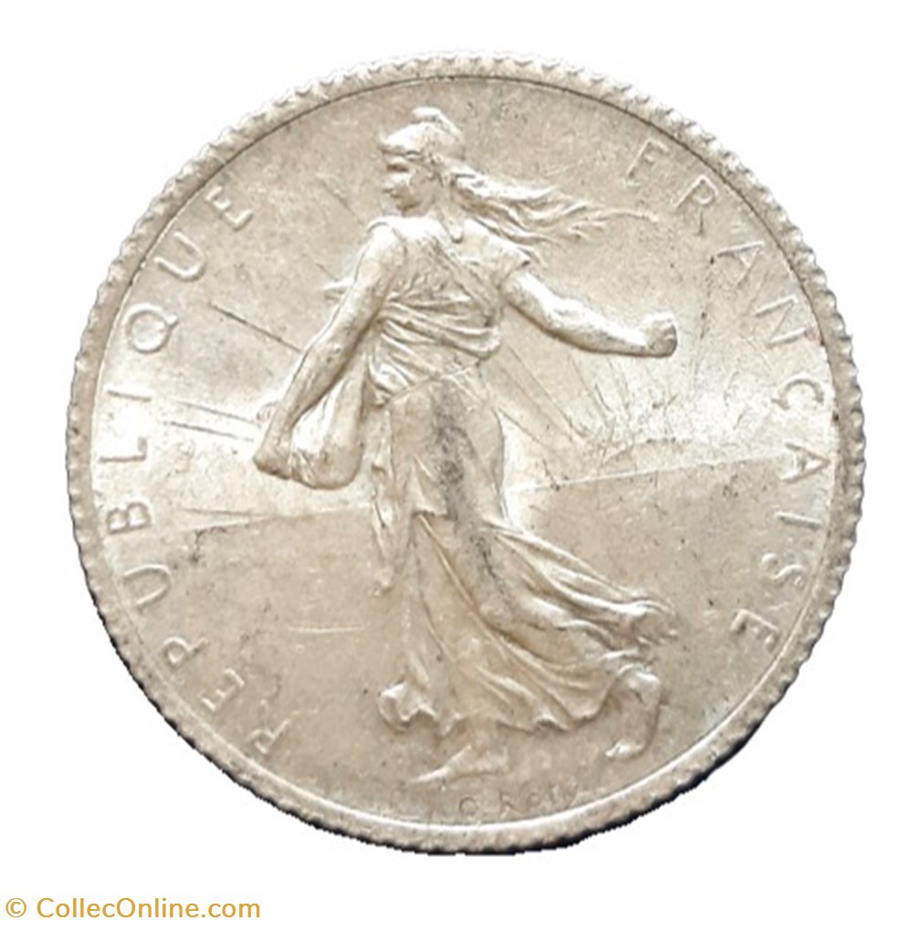 1916 - 1 franc monnaies monde france 1916 1 franc