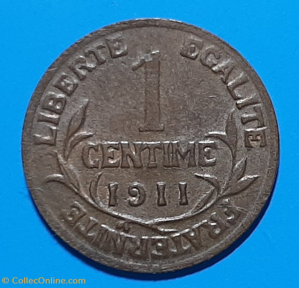 1911 - 1 centime monnaie france a moderne 1911 1 centime