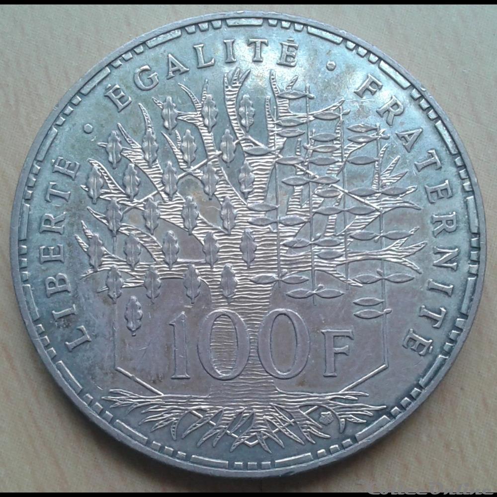 1982 - 100 francs monnaies france modernes 1982 100 francs