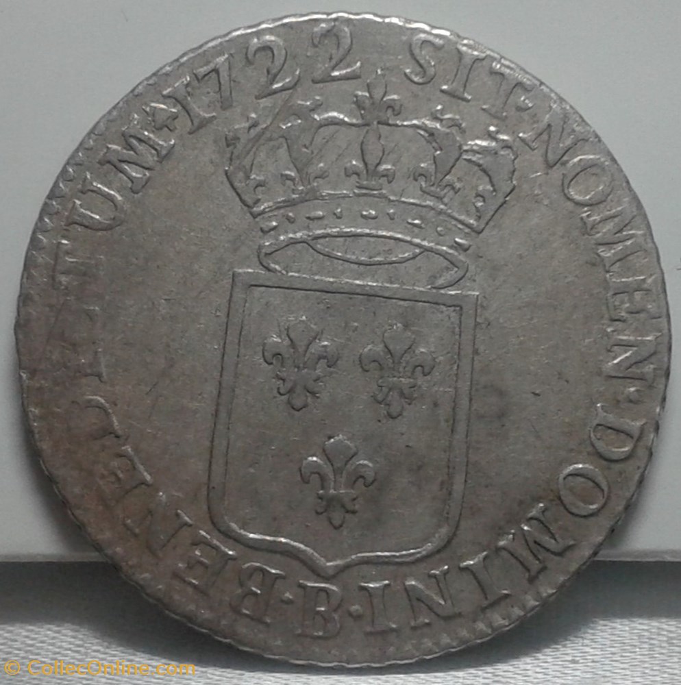monnaies europe medievale royales 1722 1 3 ecu de france