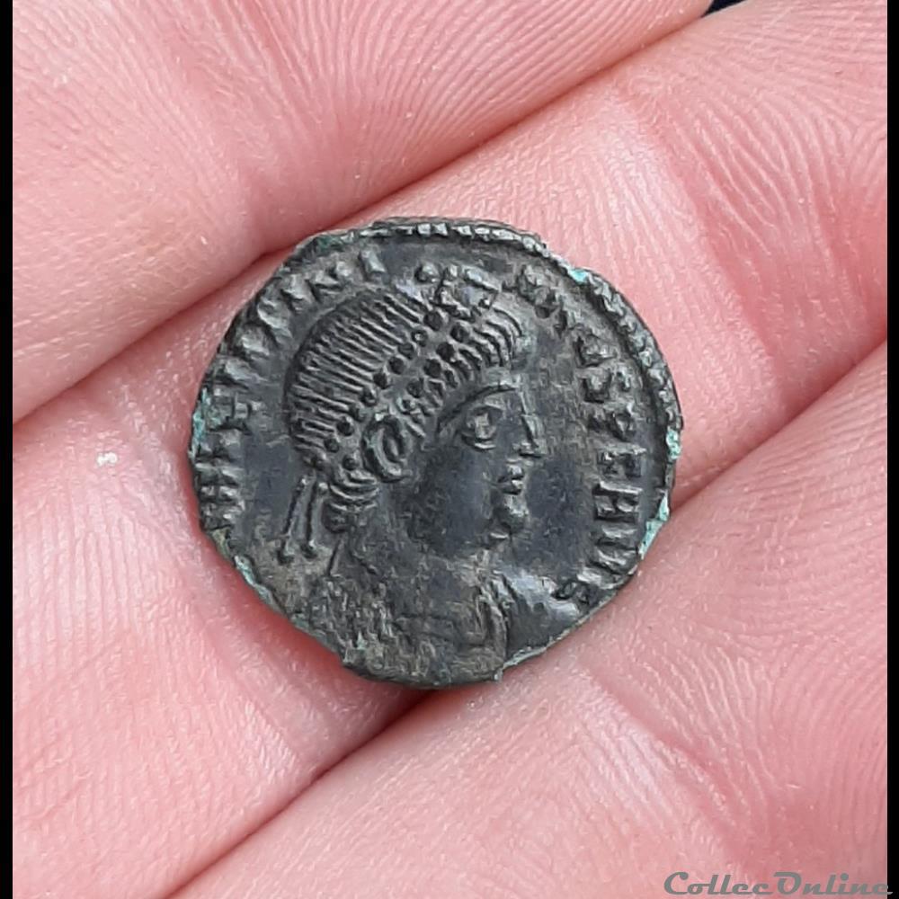 364/455 - VALENTINIENS ET THEODOSIENS - VALENTINIEN Ier - Nummus 4 monnaies antiques av jc ap romaines republicaines imperiales 364 455 valentiniens et theodosiens valentinien ier nummus
