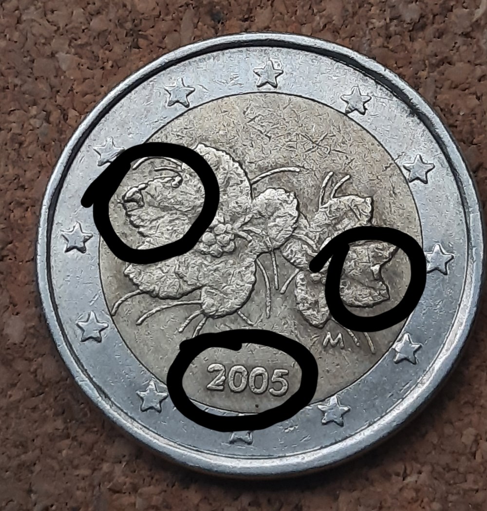 Finlande - 2 euros 2005 - surplus métal monnaies finlande 2 euros 2005 surplus metal