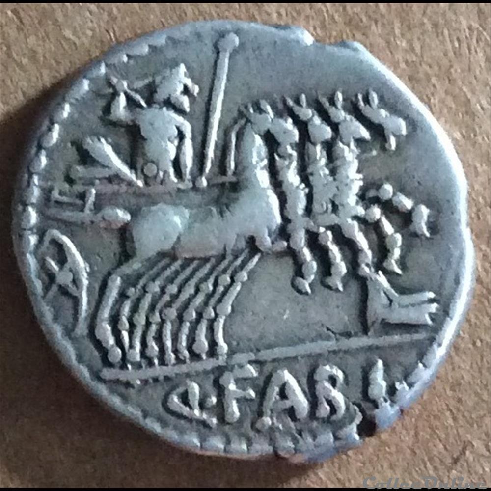 monnaies antiques av jc ap romaines republicaines imperiales 280 27 republique fabia denier