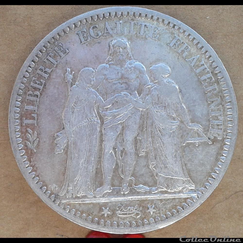 1873 K - 5 Francs monnaies france 1873 k 5 francs