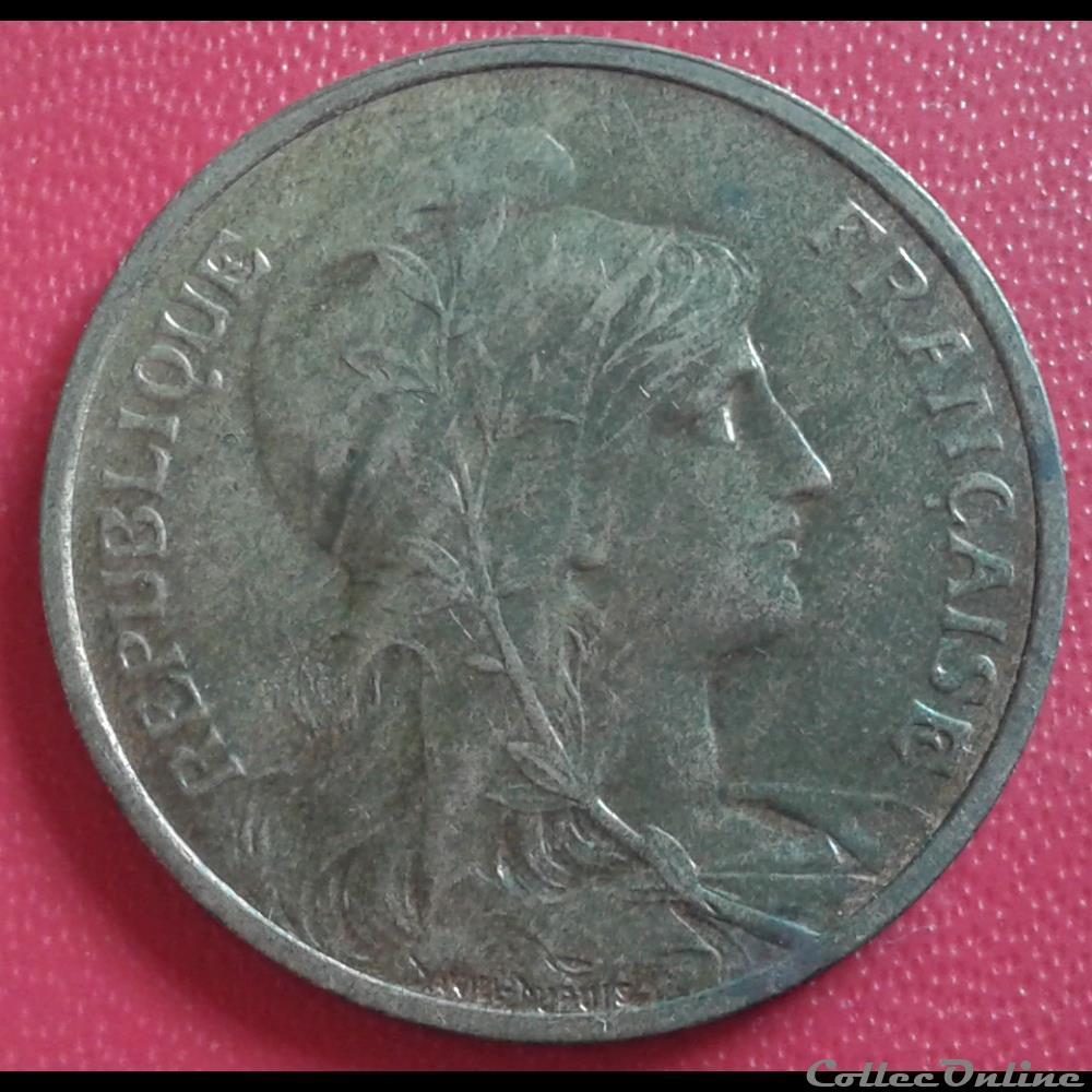1908 - 5 centimes monnaies monde france 1908 5 centimes