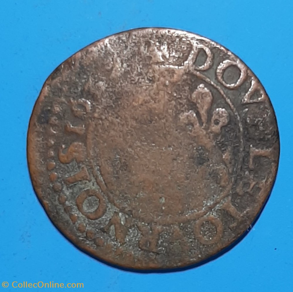 1632 - Double tournois monnaie 1632 double tournois