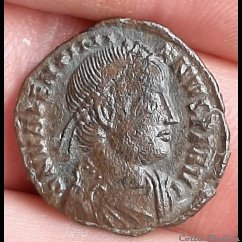 364/455 - VALENTINIENS ET THEODOSIENS - VALENTINIEN Ier - Nummus 2 monnaies antiques av jc ap romaines republicaines imperiales 364 455 valentiniens et theodosiens valentinien ier nummus