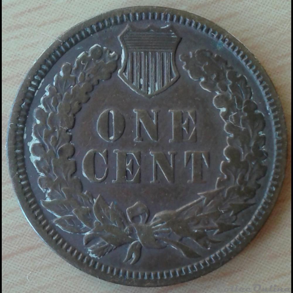 USA - 1 cent 1880 monnaie monde etat uni usa 1 cent 1880