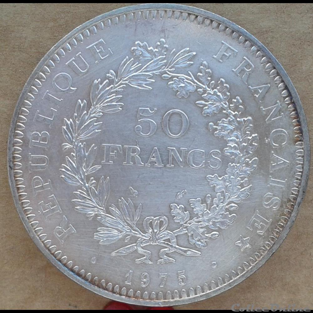 monnaies france 1975 50 francs