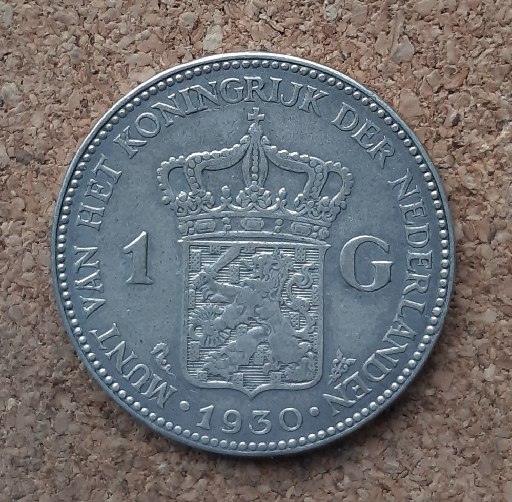 PAYS-BAS - 1 gulden 1930 monnaies monde pays bas 1 gulden 1930