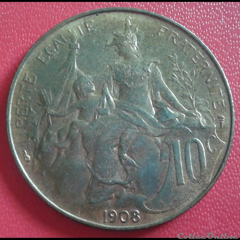 1908 monnaie france moderne 1908