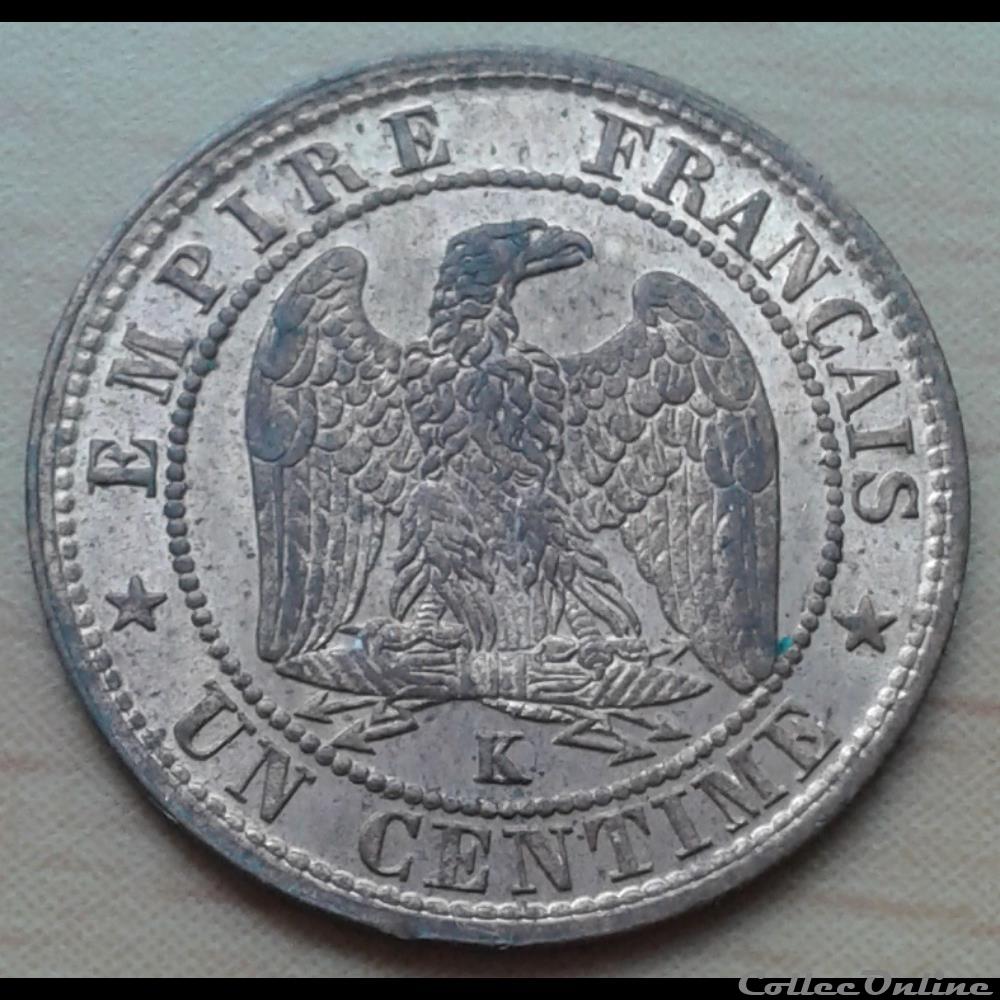 1862 K - 1 centime monnaies france a modernes 1862 k 1 centime