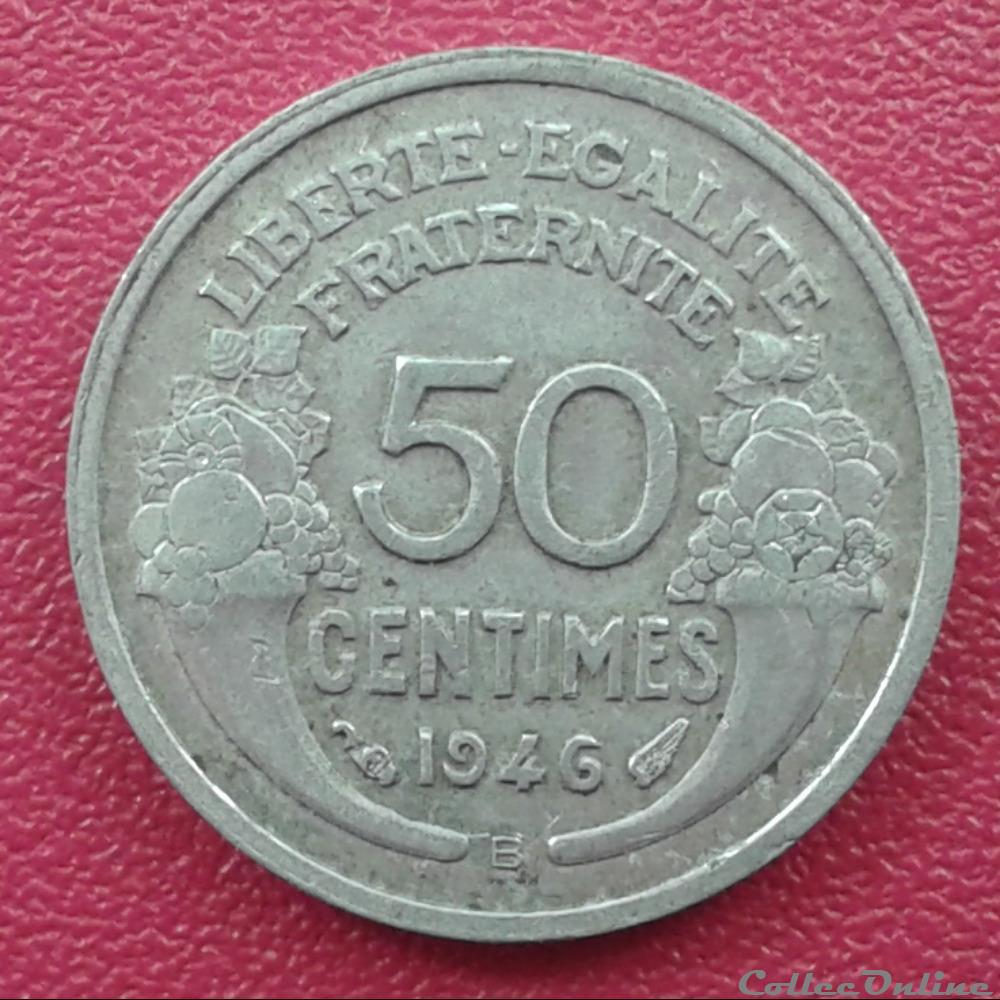 1946 B - 50 centimes monnaies monde france 1946 b 50 centimes